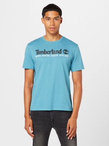 TIMBERLAND - Camiseta en azul: frente