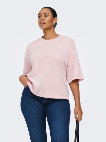 Felpa 'Carluna' di ONLY Carmakoma in rosa