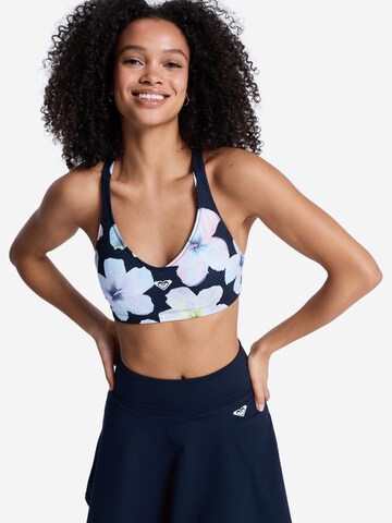 ROXY Sport-BH 'Heart Into It Pt' in Blau: Vorderseite