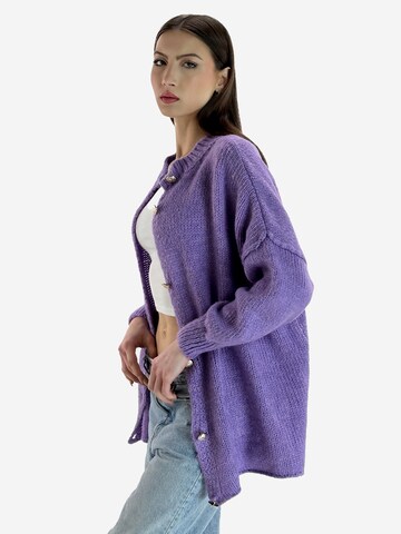 Elara Strickjacke in Lila