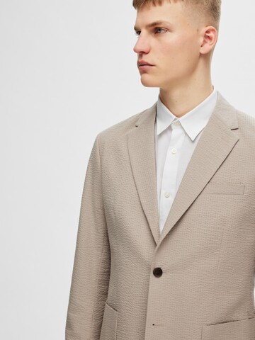 SELECTED HOMME Средняя посадка Пиджак 'SLHSMITH' в Серый