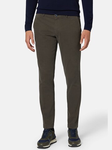 Pantalon à plis Boggi Milano en gris : devant