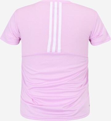 ADIDAS SPORTSWEAR Functioneel shirt 'Aeroready Designed 2 Move 3-Stripes' in Roze