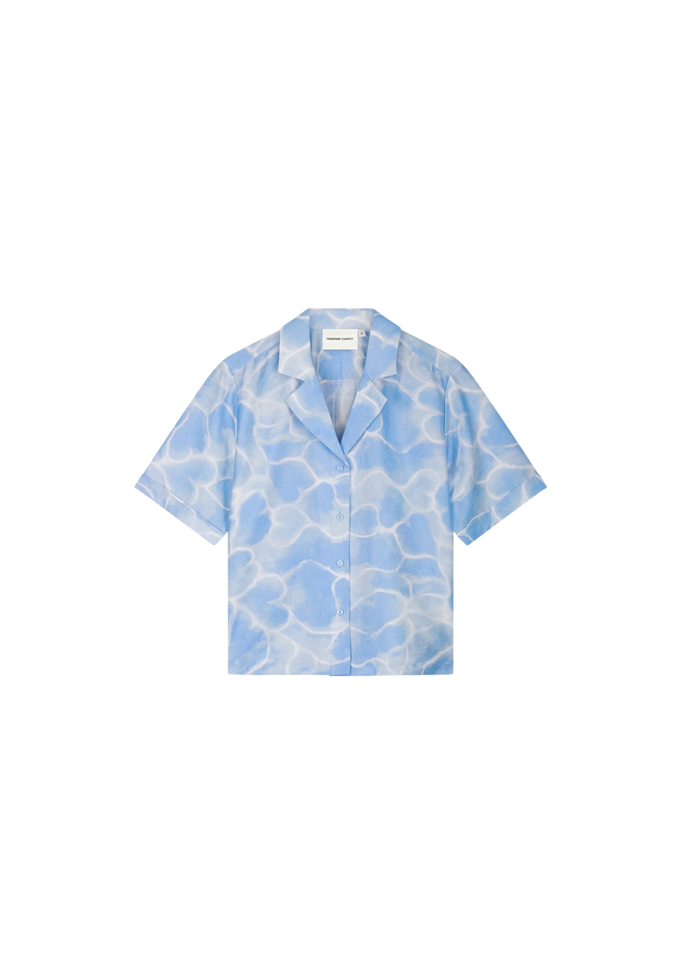 Fabienne Chapot Blouse in Blauw: voorkant