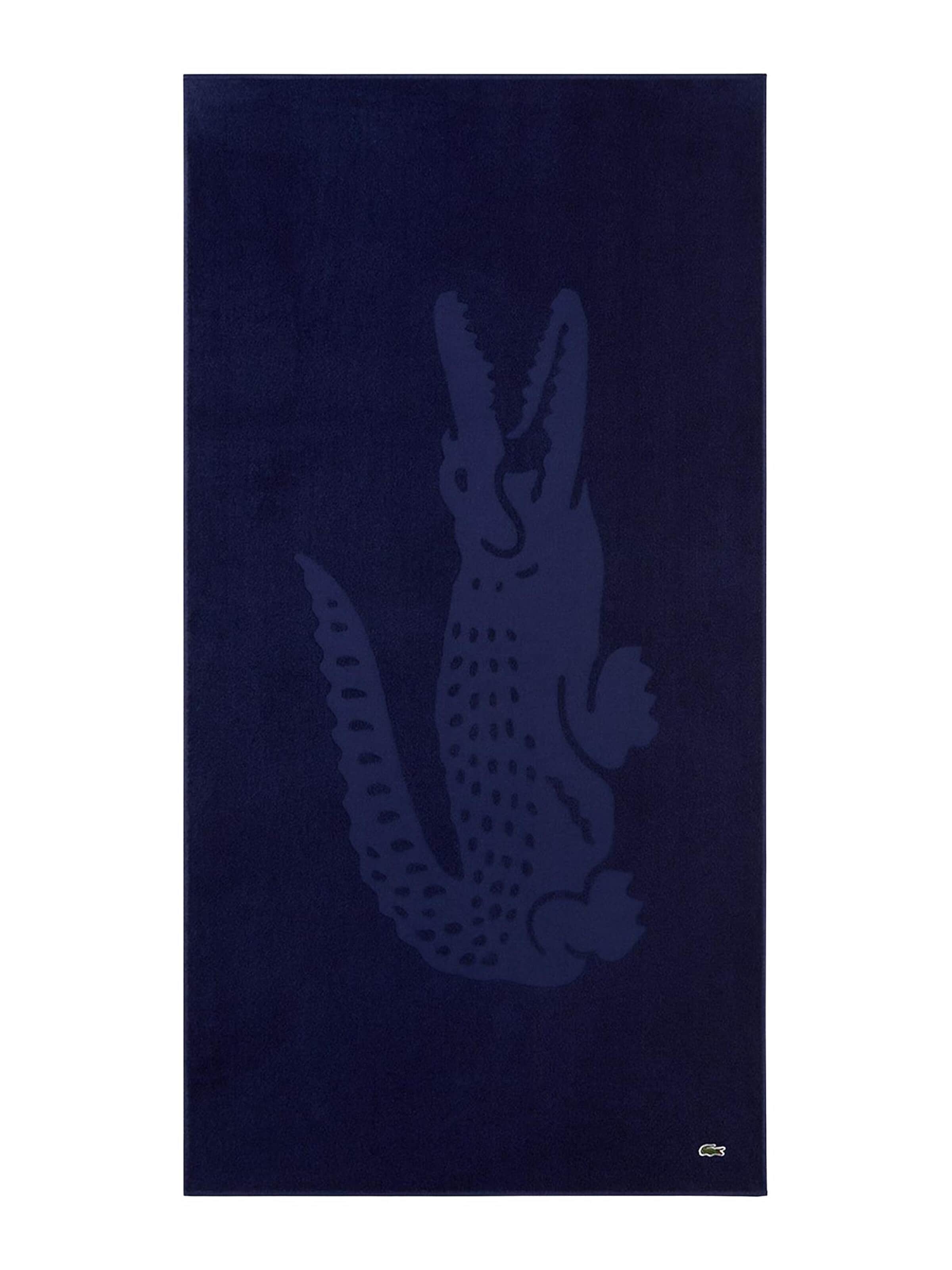 LACOSTE Beach Towel 'LSPORT' in Blue: front