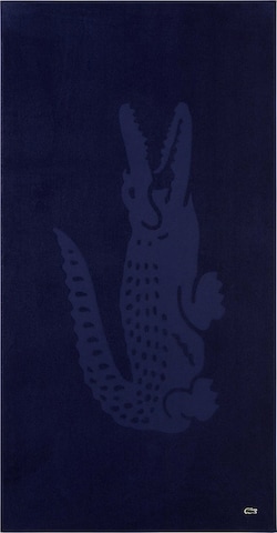 LACOSTE Beach Towel 'LSPORT' in Blue: front