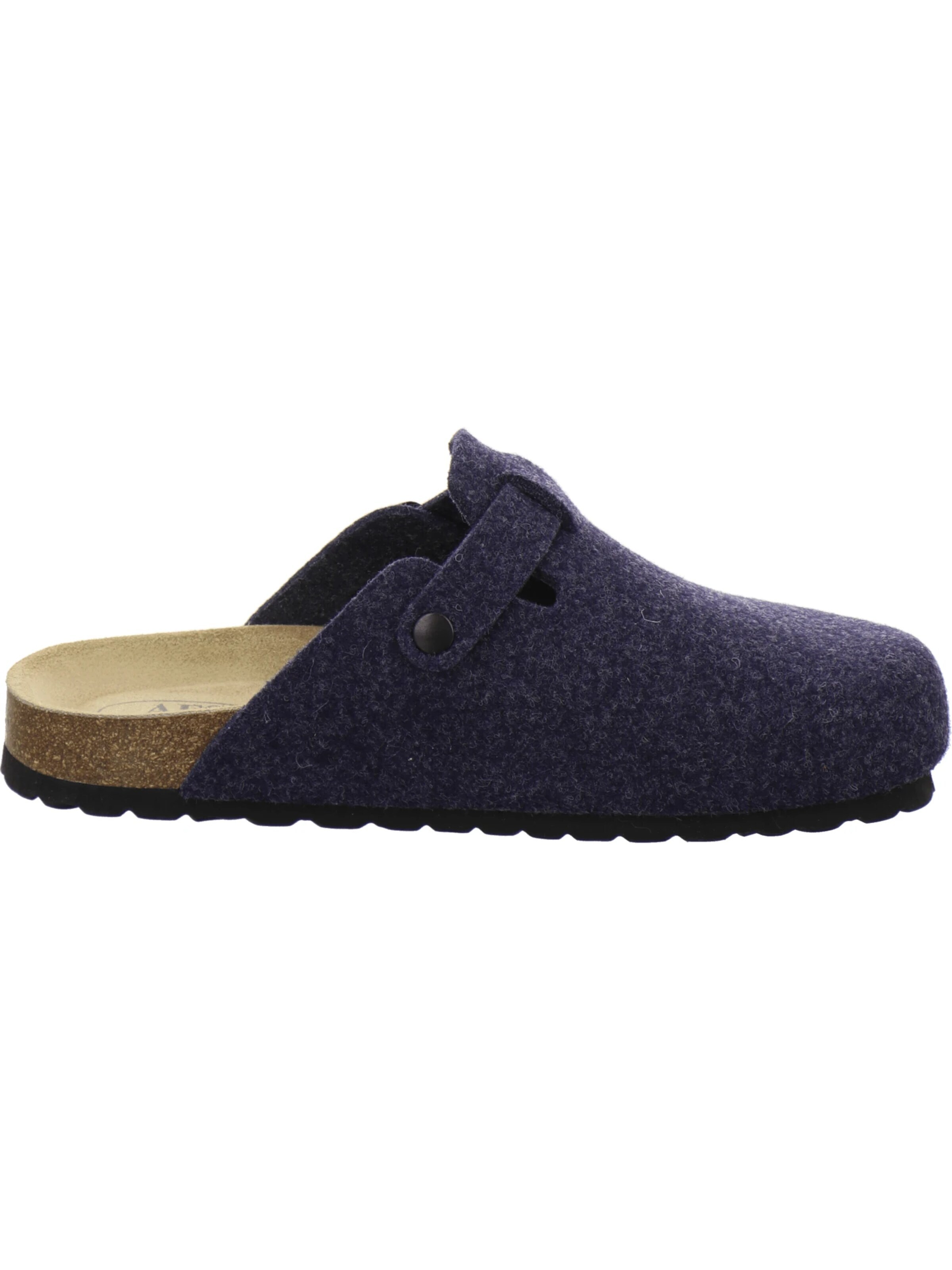 AFS-Schuhe - Zapatillas de casa 'Hausschuhe Herren Filz blau' en azul