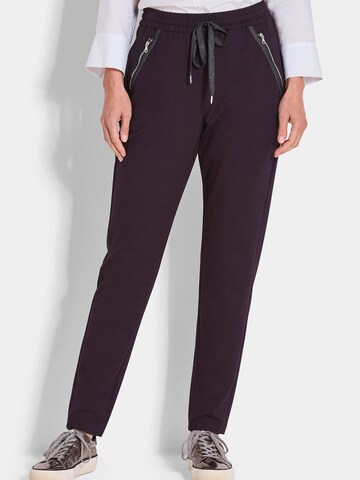 Goldner Regular Broek 'Sara' in Lila: voorkant