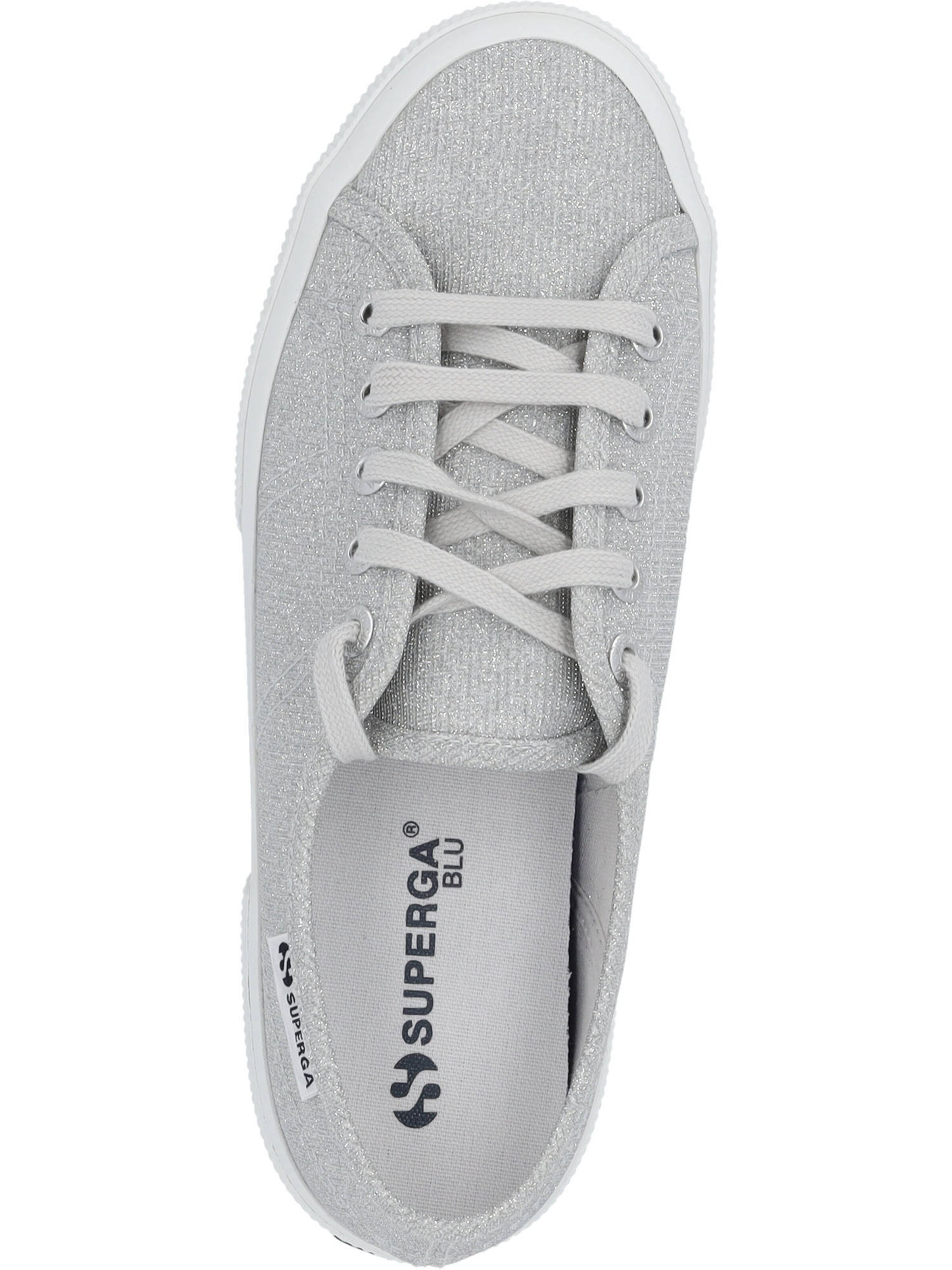 SUPERGA - Sapatilhas baixas 'Lame S4135ZW' em cinzento