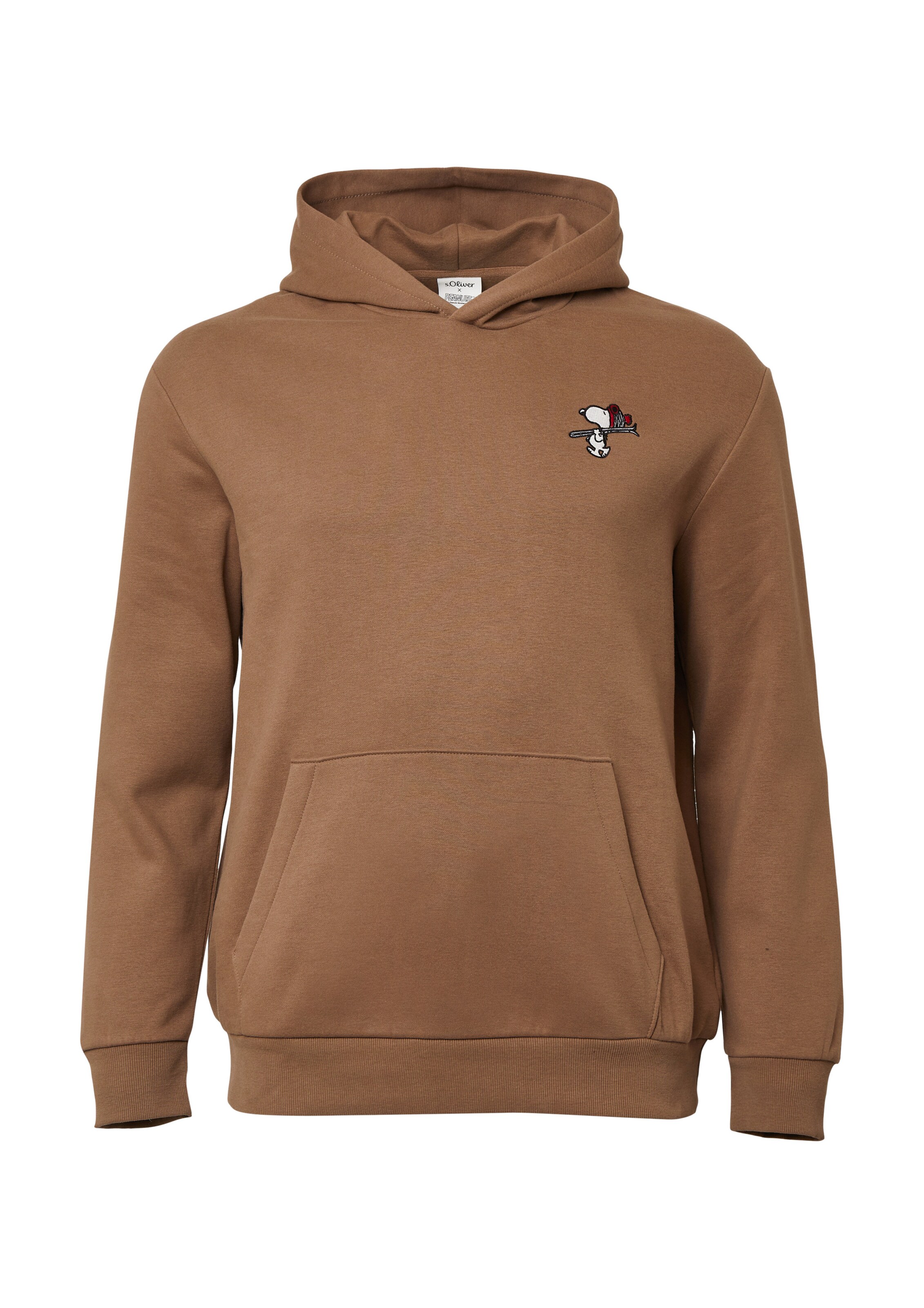 s.Oliver Sweatshirt in Brown: front