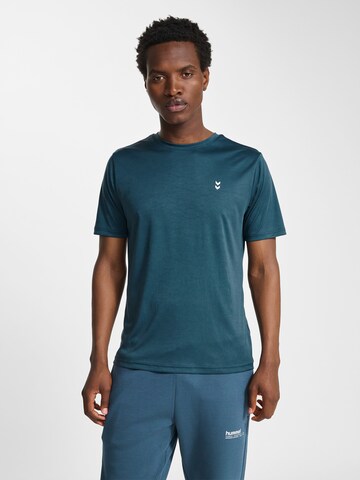 Hummel Functioneel shirt 'Pulse' in Blauw: voorkant