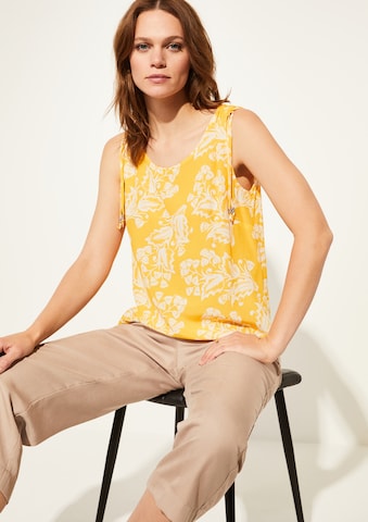 COMMA Regular Blouse in Yellow: front