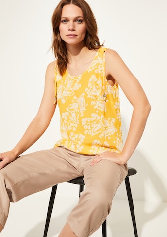 COMMA - Regular Blusa em amarelo: frente