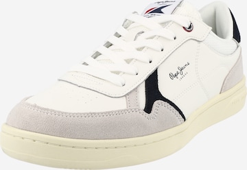 Baskets basses 'KORE' Pepe Jeans en blanc : devant