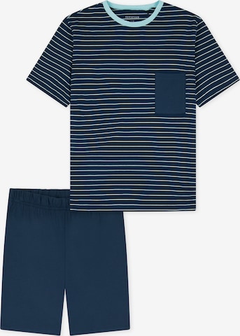 Pyjama ' Nightwear ' SCHIESSER en bleu : devant