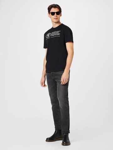 Tricou de la TOM TAILOR pe negru