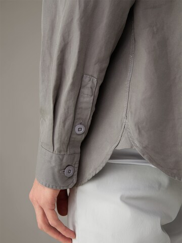 STRELLSON Comfort fit Button Up Shirt ' Norman ' in Grey