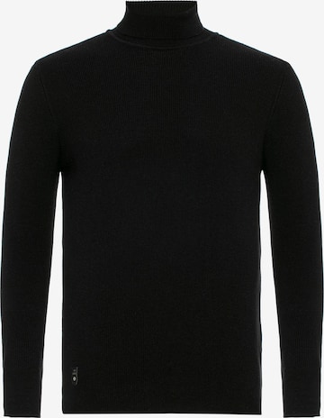 Redbridge Sweater 'Round Rock' in Black: front