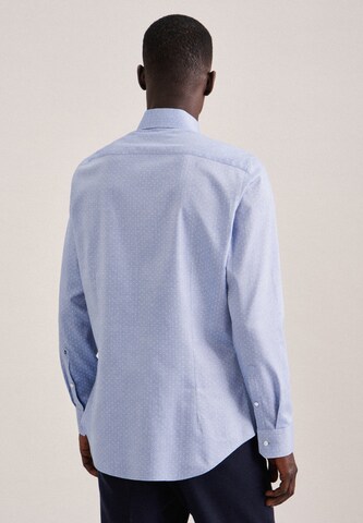 SEIDENSTICKER Slim Fit Hemd in Blau