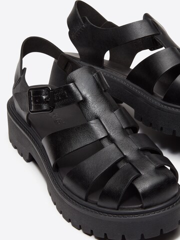 TIMBERLAND - Sandalias con hebilla 'Fisherman' en negro