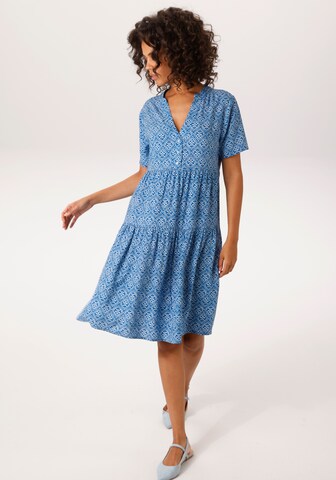 Aniston CASUAL Summer Dress in Blue