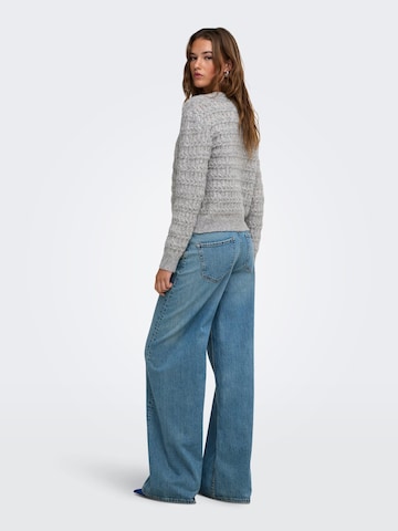 ONLY Strickjacke 'Cabala' in Grau