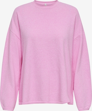 Pull-over 'ONLLOYAL AMALIO' ONLY en rose : devant