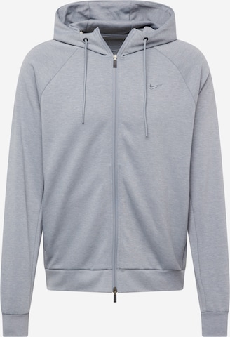 Veste de survêtement 'Primary' NIKE en gris : devant