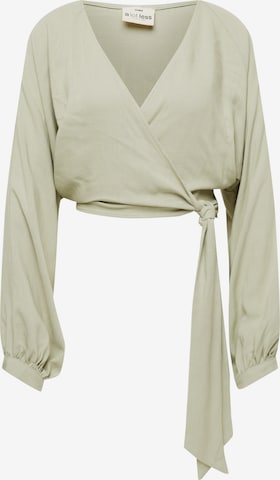 A LOT LESS - Blusa 'Annelie' en verde: frente