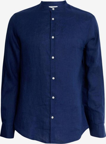 Marks & Spencer Regular fit Button Up Shirt in Blue: front