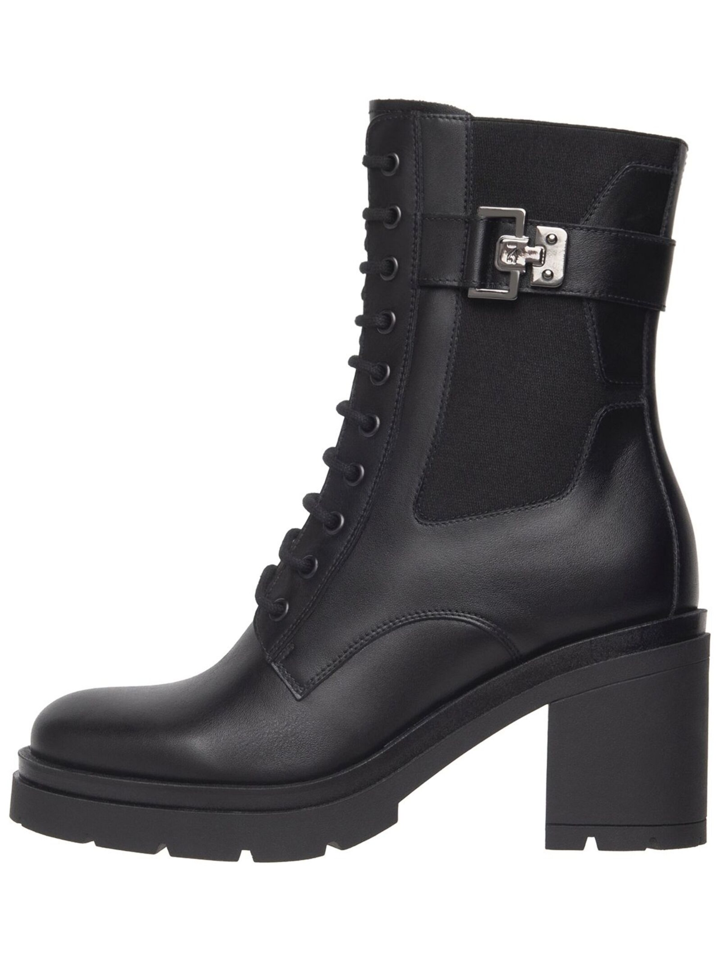 Nero Giardini Lace-Up Ankle Boots in Black