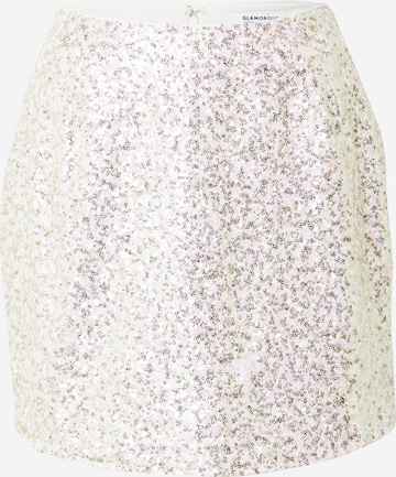 GLAMOROUS Skirt in Silver: front