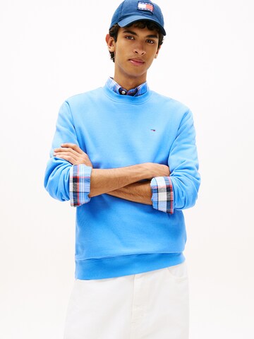 Sweat-shirt Tommy Jeans en bleu : devant