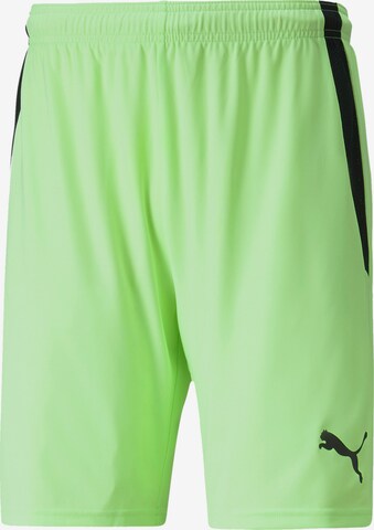 PUMA Workout Pants in Green: front