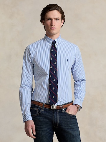 Polo Ralph Lauren Slim fit Button Up Shirt in Blue: front