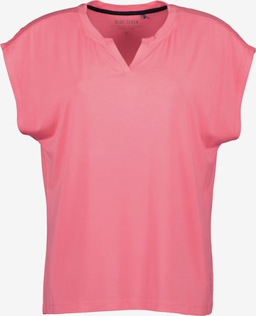 T-shirt BLUE SEVEN en rose : devant