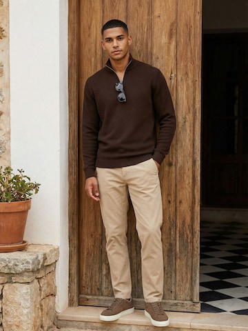 Regular Pantalon 'A111' Tazzio en beige