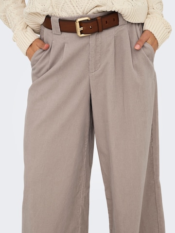 Loosefit Pantalon à pince 'ONLSVEA-NESSA' ONLY en beige