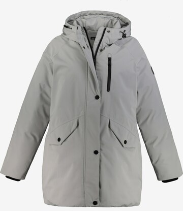 Ulla Popken Between-Season Jacket in Grey: front