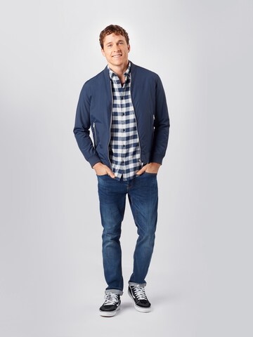 JACK & JONES Regular Fit Skjorte 'Jan' i blå