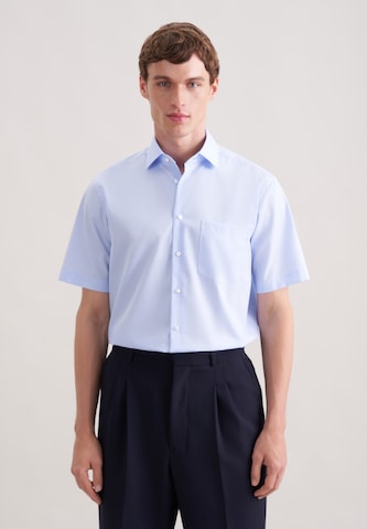 SEIDENSTICKER Regular Fit Businesshemd in Blau: Vorderseite