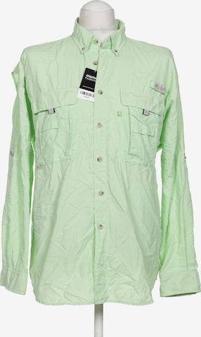 COLUMBIA Button Up Shirt in M in Green: front