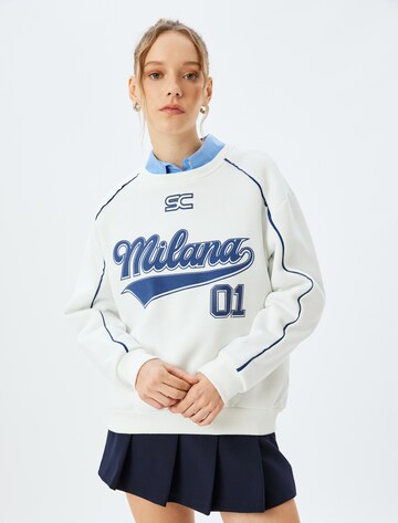 Koton Sweatshirt in Beige: front