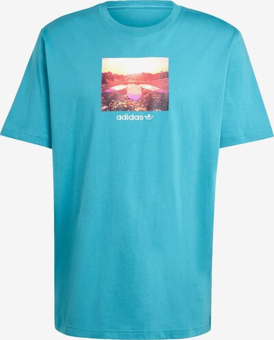 ADIDAS ORIGINALS T-Shirt en turquoise / mélange de couleurs, Vue avec produit