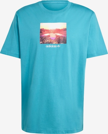 T-Shirt ADIDAS ORIGINALS en vert : devant