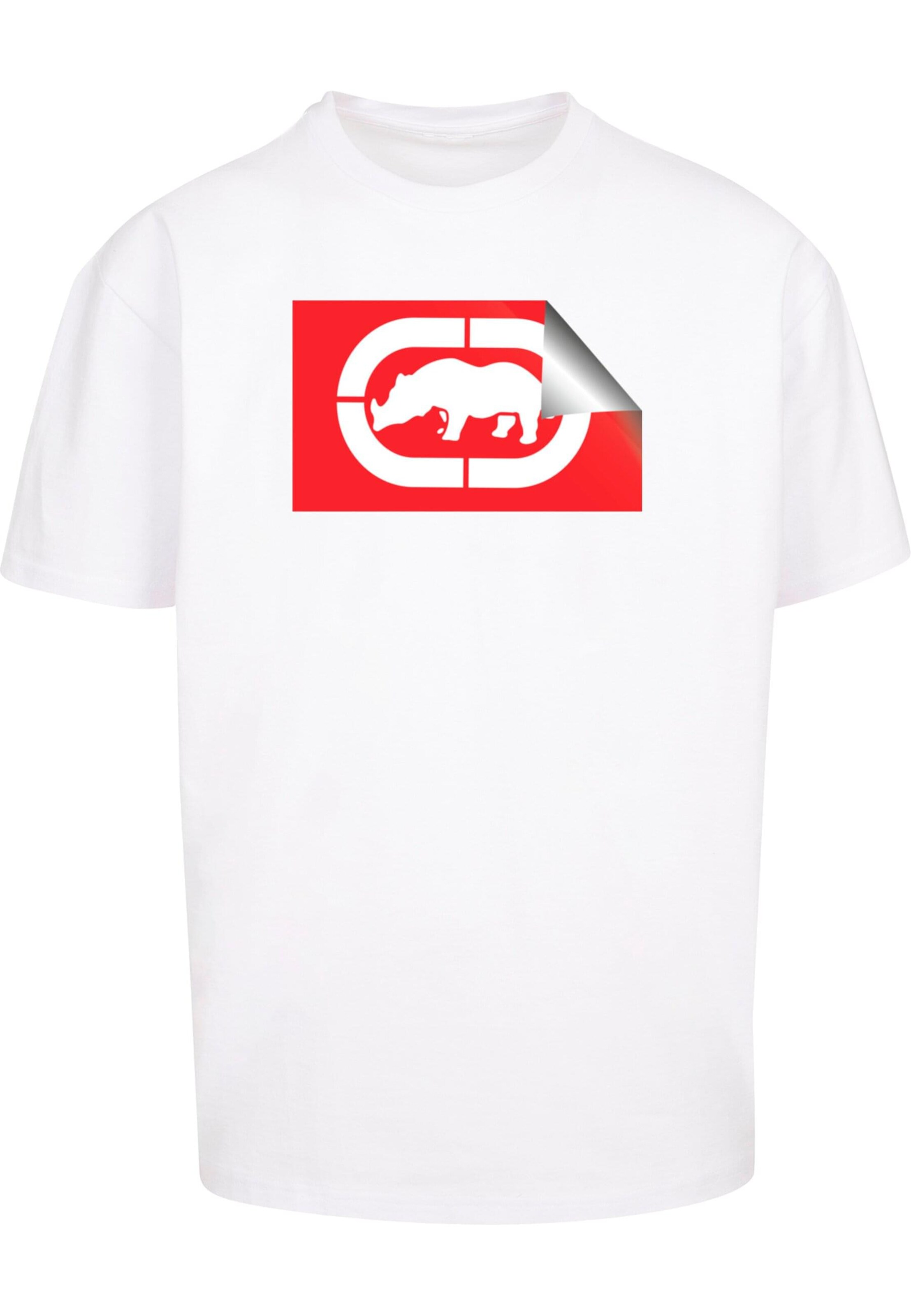 T-Shirt Ecko Unlimited en blanc : devant
