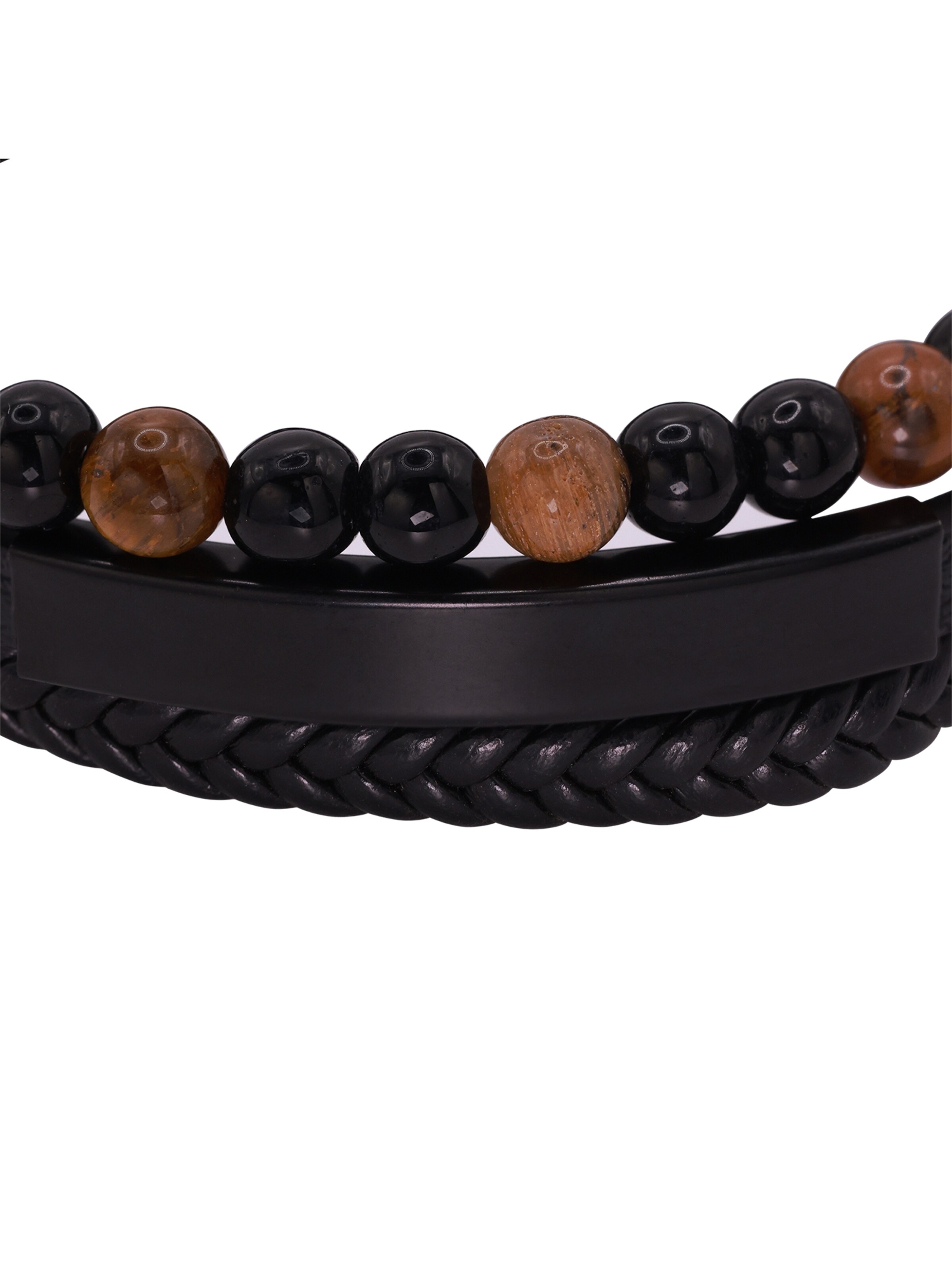 Heideman Armband 'Justus' in Zwart