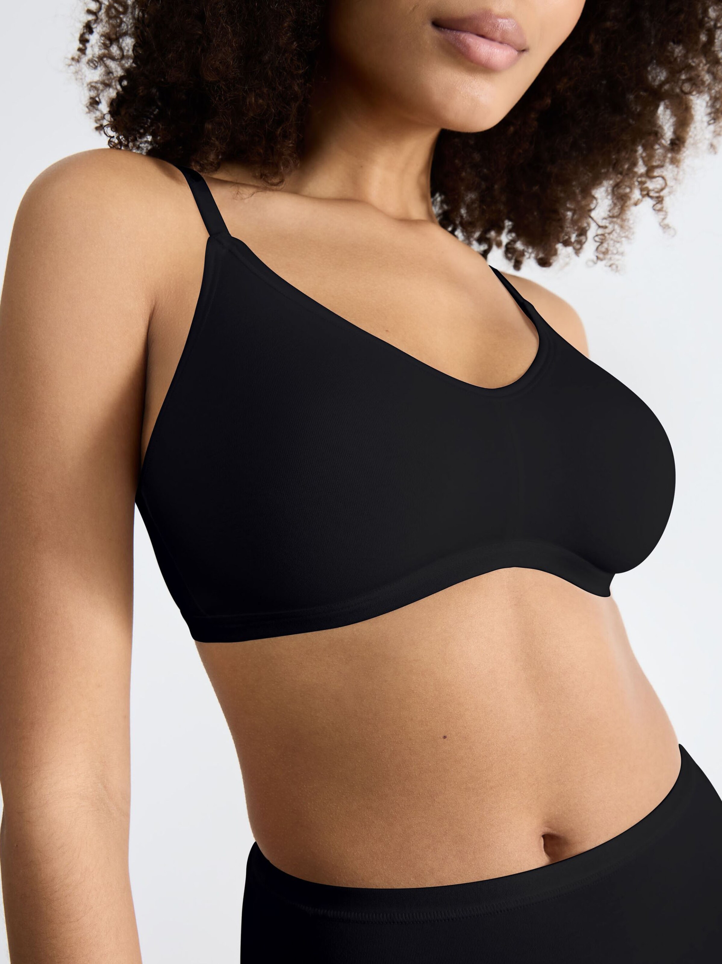 SLOGGI - Clásico Sujetador ' GO Daily Cotton Soft ' en negro