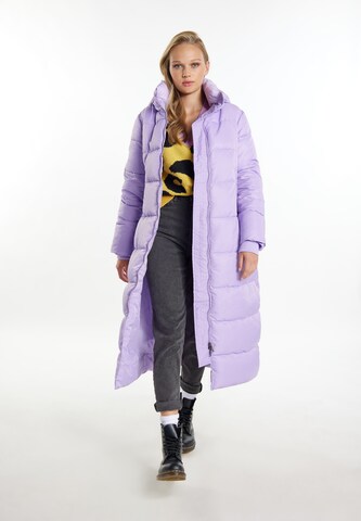 myMo ROCKS Winter Coat in Purple