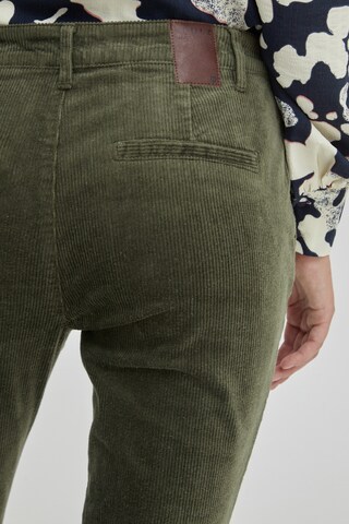 PULZ Jeans Regular Pants 'SALLY' in Green